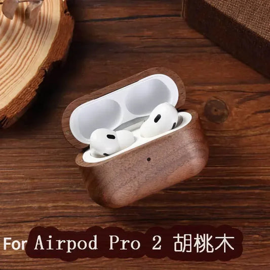 Coque AirPods en Bois Véritable