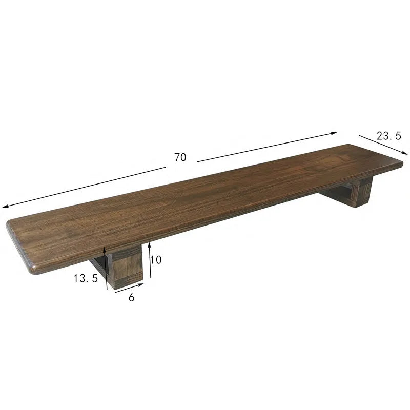 Support de Moniteur en Bois de Noyer