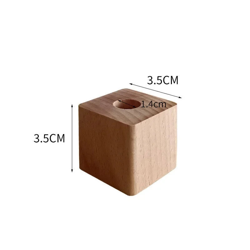 Porte-stylo en Bois Véritable