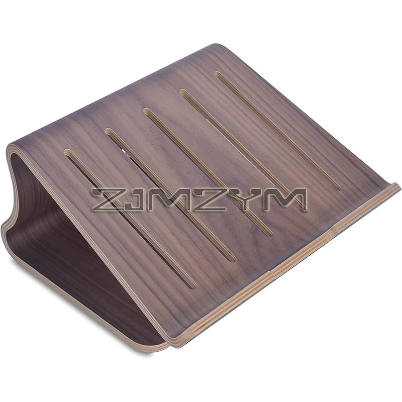 Support pour Ordinateur en Bois Naturel