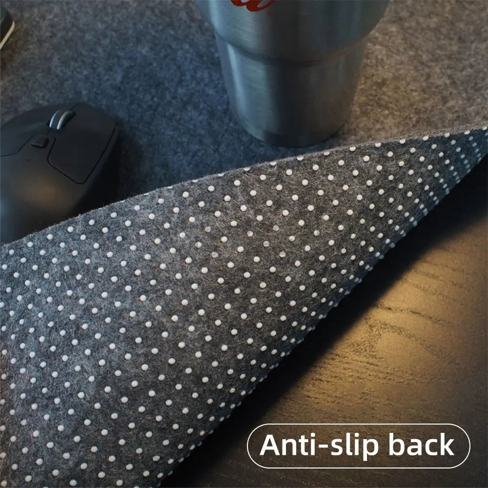 Tapis de Souris Antidérapant en Feutre de Laine