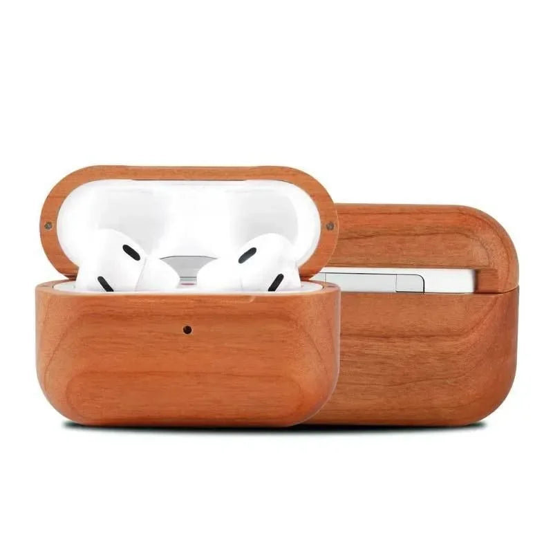 Coque AirPods en Bois Véritable