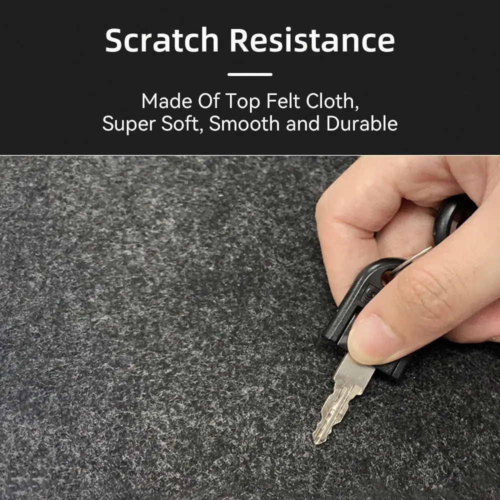 Tapis de Souris Antidérapant en Feutre de Laine