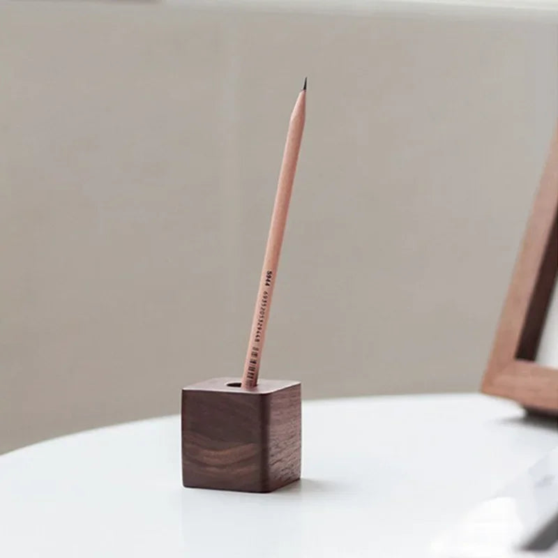 Porte-stylo en Bois Véritable