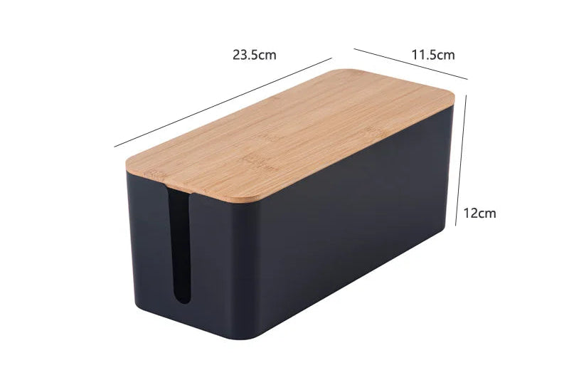 Boîte de Rangement en Bambou Véritable