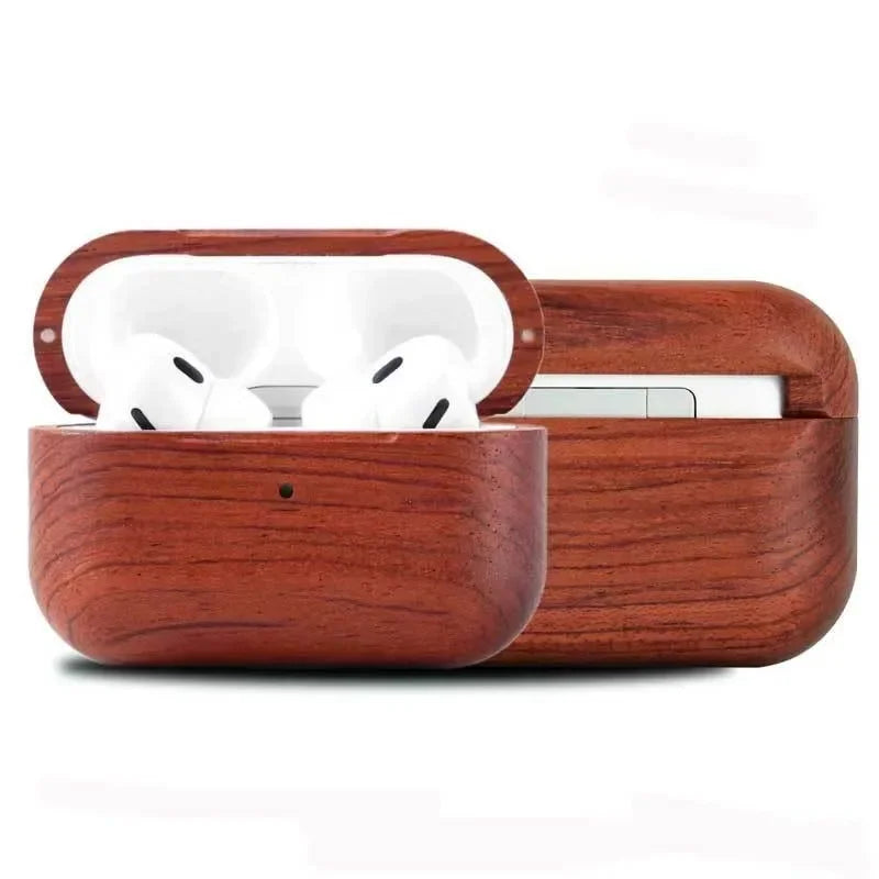 Coque AirPods en Bois Véritable