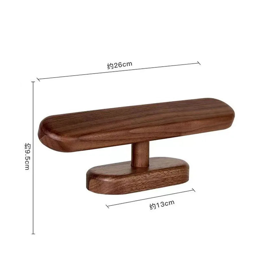 Présentoir de Montre en Bois de Noyer