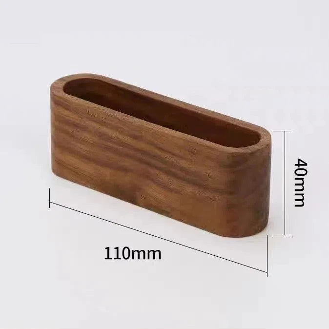 Porte-Cartes de Visite en Bois Véritable