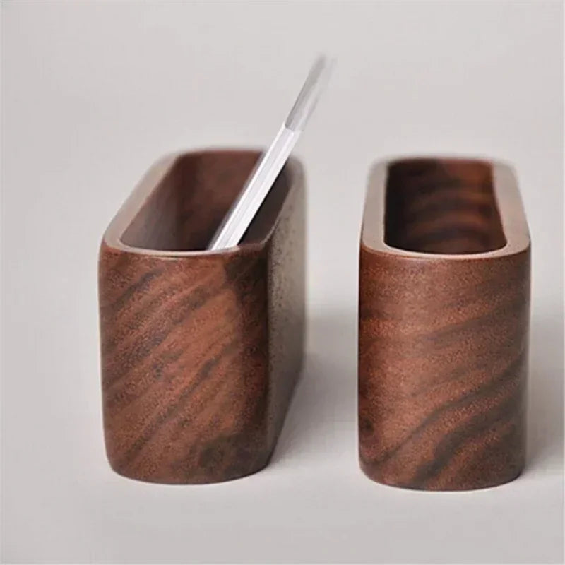 Porte-Cartes de Visite en Bois Véritable