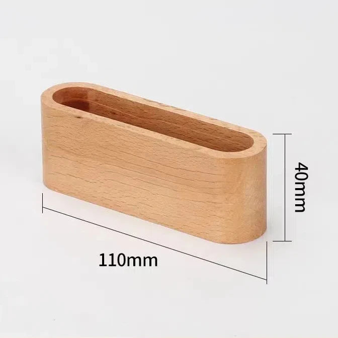Porte-Cartes de Visite en Bois Véritable