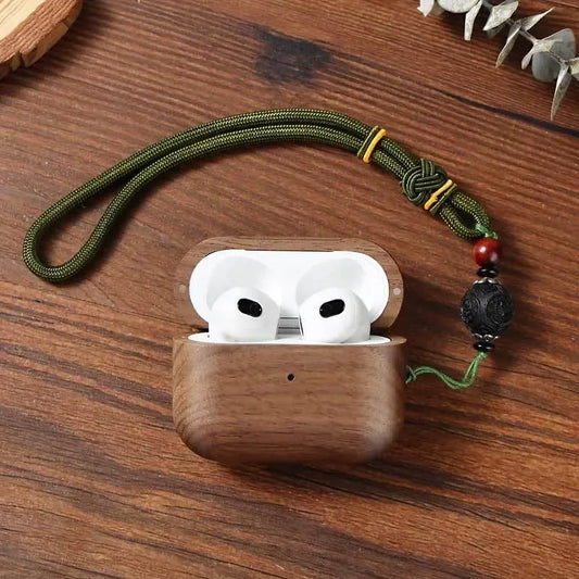 Coque AirPods en Bois Véritable