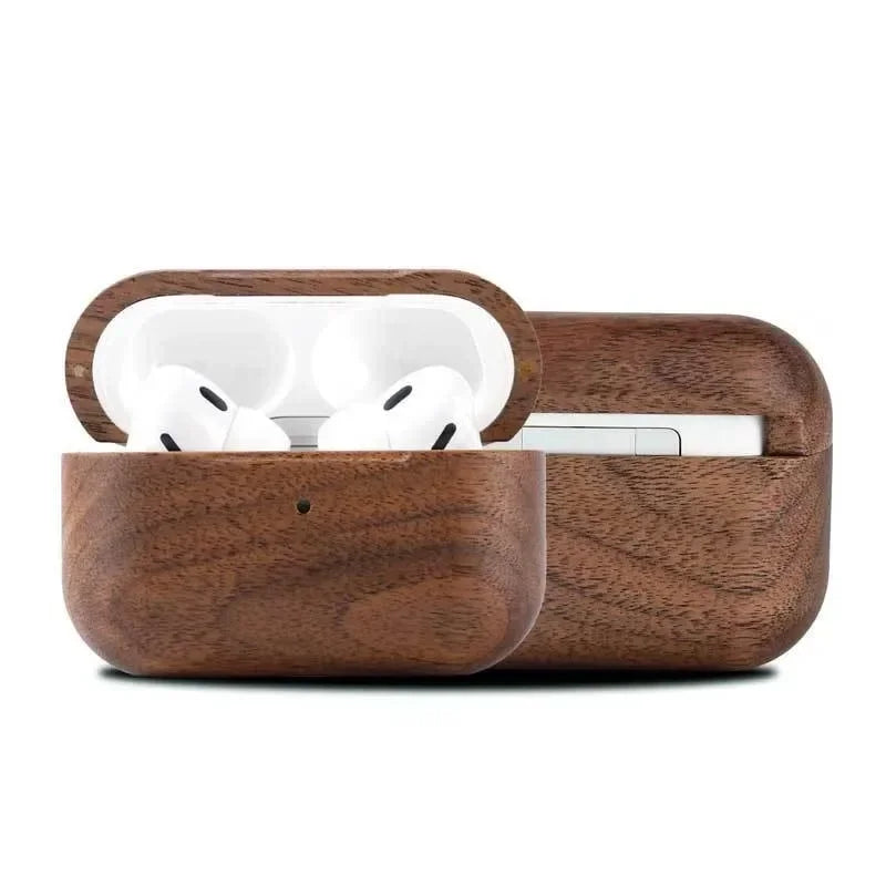 Coque AirPods en Bois Véritable
