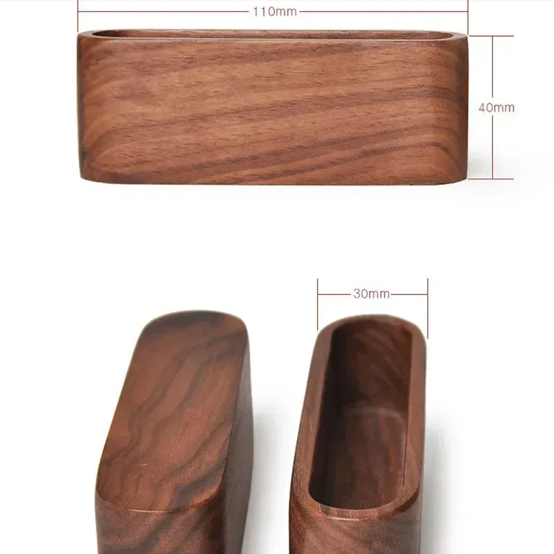 Porte-Cartes de Visite en Bois Véritable